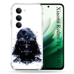 Coque Renforcée Pour Xiaomi Redmi 15 4G / 5G Star Wars - Dark Vador Blanc