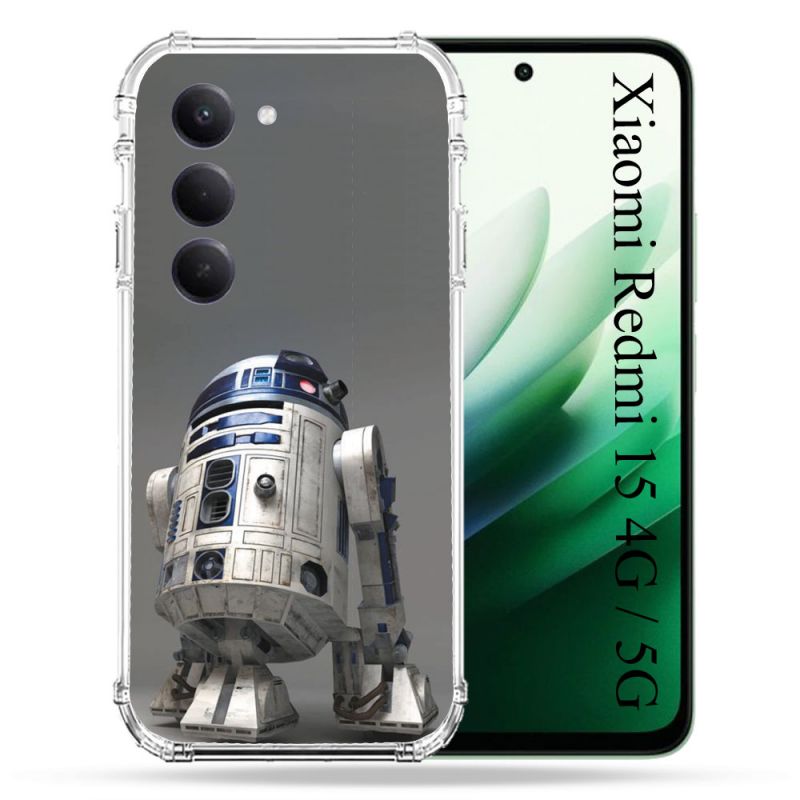 Coque Renforcée Pour Xiaomi Redmi 15 4G / 5G Star Wars - R2D2