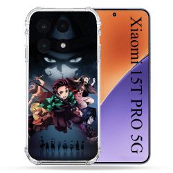Coque Renforcée Pour Xiaomi 15T PRO Manga Demon Slayer Noir