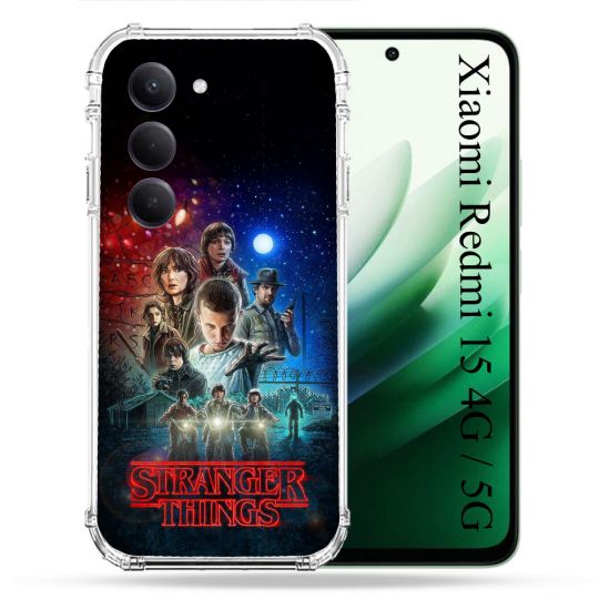Coque Renforcée Pour Xiaomi Redmi 15 4G / 5G Stranger Things Affiche 1