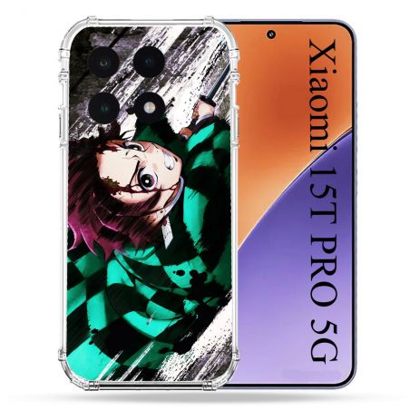 Coque Renforcée Pour Xiaomi 15T PRO Manga Demon Slayer Tanjiro