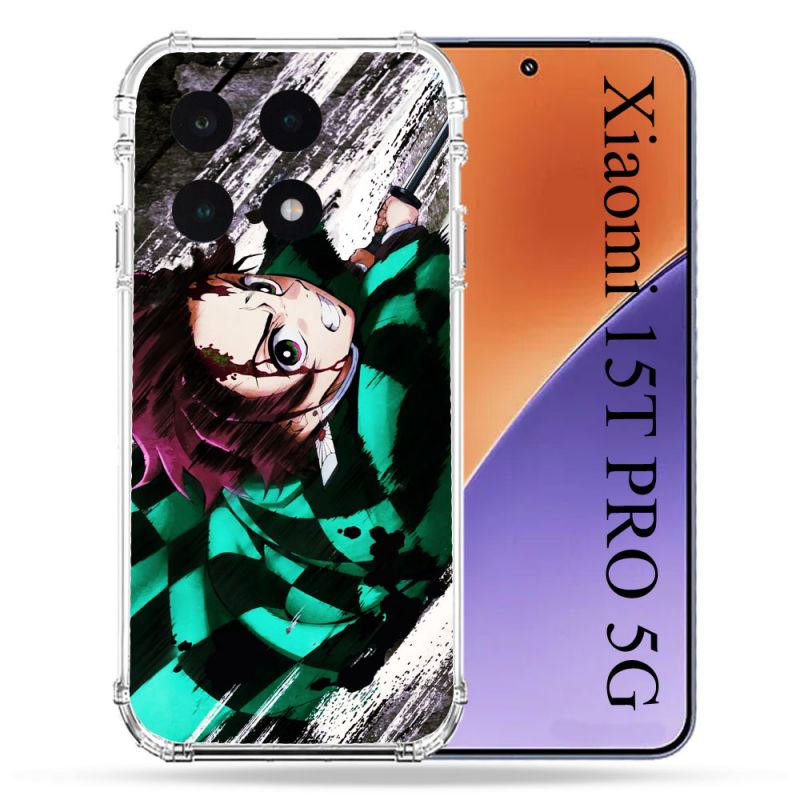 Coque Renforcée Pour Xiaomi 15T PRO Manga Demon Slayer Tanjiro