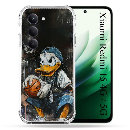 Coque Renforcée Pour Xiaomi Redmi 15 4G / 5G Street Art Donald Duck