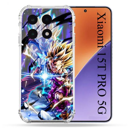 Coque Renforcée Pour Xiaomi 15T PRO Manga Dragon Ball Sangohan Duo