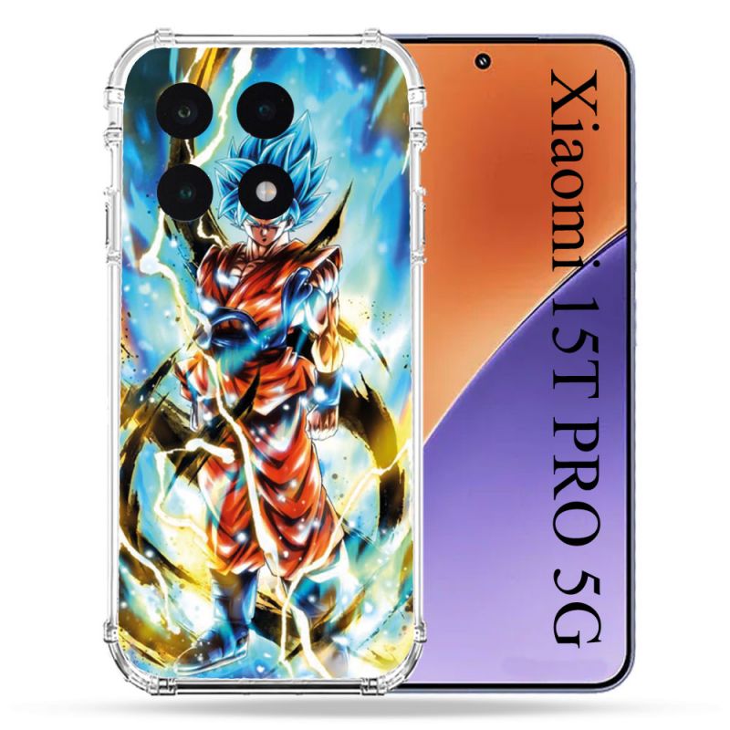 Coque Renforcée Pour Xiaomi 15T PRO Manga Dragon Ball Sangoku Blanc