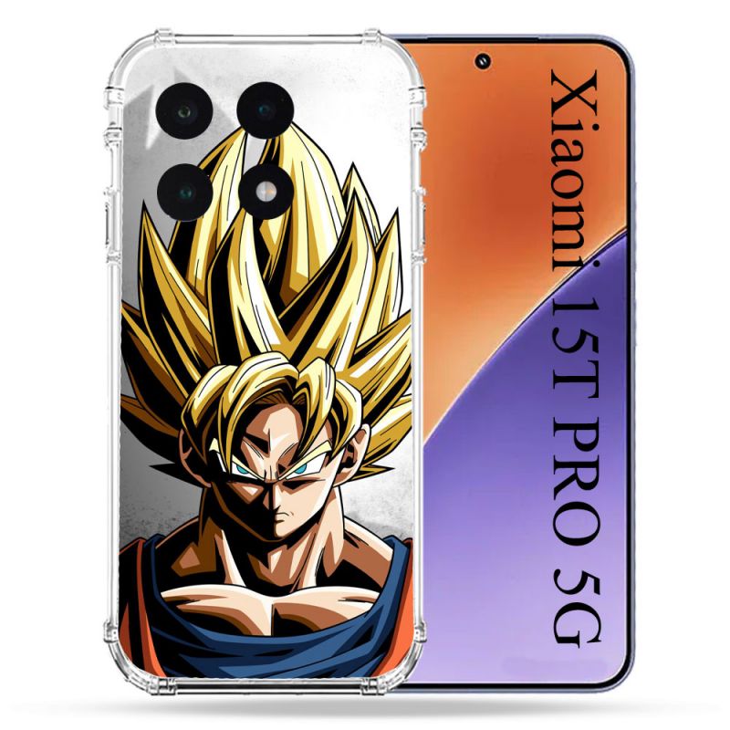 Coque Renforcée Pour Xiaomi 15T PRO Manga Dragon Ball Sangoku Portrait