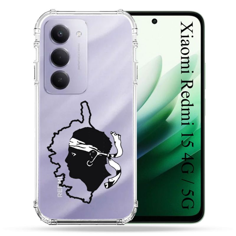 Coque Renforcée Transparente Pour Xiaomi Redmi 15 4G / 5G Corse