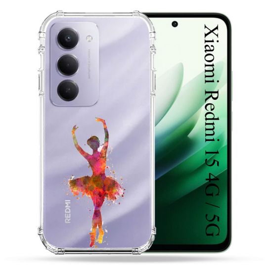 Coque Renforcée Transparente Pour Xiaomi Redmi 15 4G / 5G Danseuse etoile