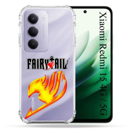 Coque Renforcée Transparente Pour Xiaomi Redmi 15 4G / 5G Fairy Tail