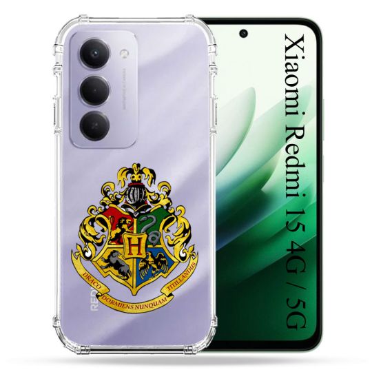 Coque Renforcée Transparente Pour Xiaomi Redmi 15 4G / 5G Harry Potter Poudlard
