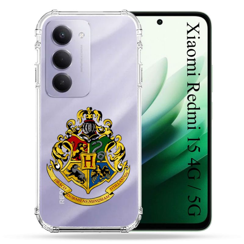 Coque Renforcée Transparente Pour Xiaomi Redmi 15 4G / 5G Harry Potter Poudlard