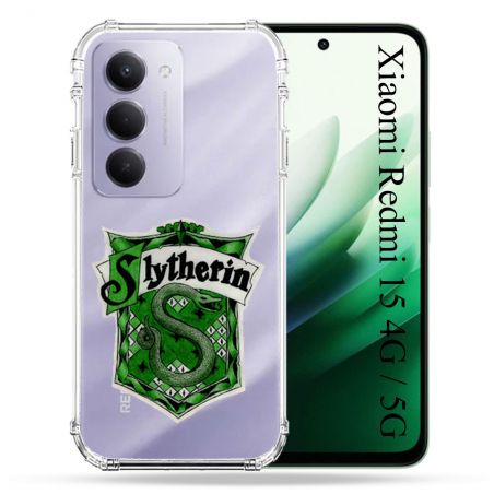 Coque Renforcée Transparente Pour Xiaomi Redmi 15 4G / 5G Harry Potter Slytherin