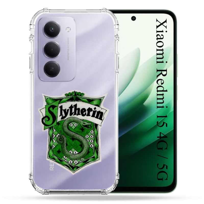 Coque Renforcée Transparente Pour Xiaomi Redmi 15 4G / 5G Harry Potter Slytherin