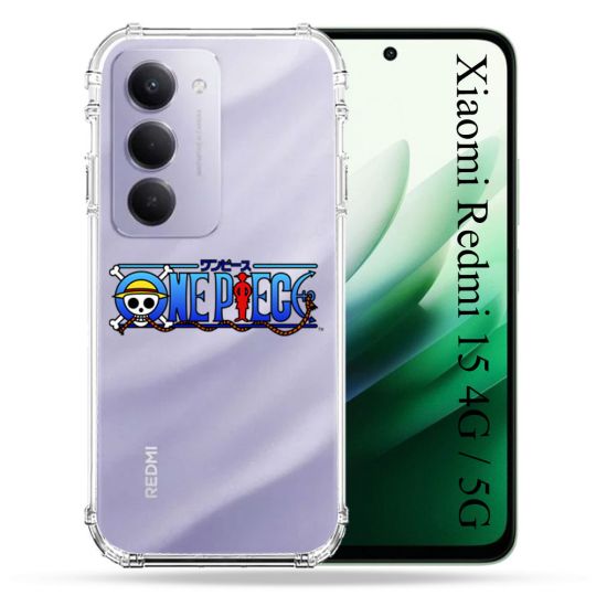 Coque Renforcée Transparente Pour Xiaomi Redmi 15 4G / 5G One Piece Logo