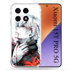 Coque Renforcée Pour Xiaomi 15T PRO Manga Tokyo Ghoul Kaneki Blanc