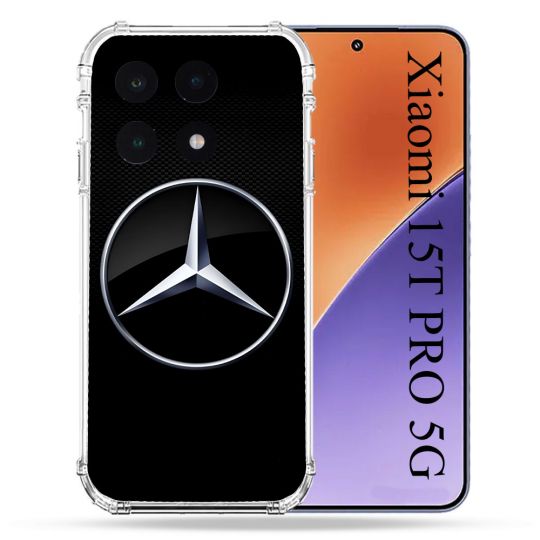 Coque Renforcée Pour Xiaomi 15T PRO Mercedes Carbone