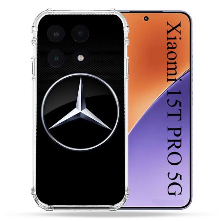 Coque Renforcée Pour Xiaomi 15T PRO Mercedes Carbone