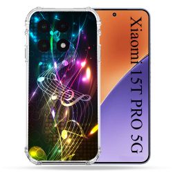 Coque Renforcée Pour Xiaomi 15T PRO Musique Partition Multicolore