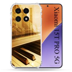 Coque Renforcée Pour Xiaomi 15T PRO Musique Piano Retro
