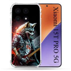 Coque Renforcée Pour Xiaomi 15T PRO Musique Rock Loup