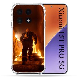 Coque Renforcée Pour Xiaomi 15T PRO Pompier Escalier