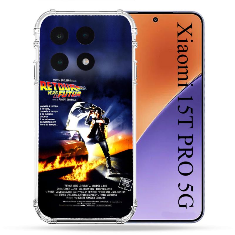 Coque Renforcée Pour Xiaomi 15T PRO Retour Vers Le Futur Affiche
