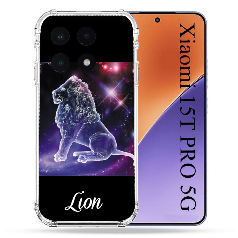 Coque Renforcée Pour Xiaomi 15T PRO Signe Zodiaque 2 Lion