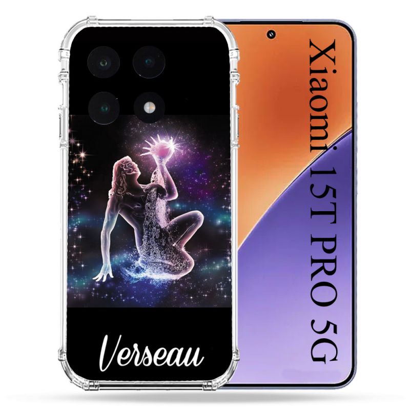 Coque Renforcée Pour Xiaomi 15T PRO Signe Zodiaque 2 Verseau