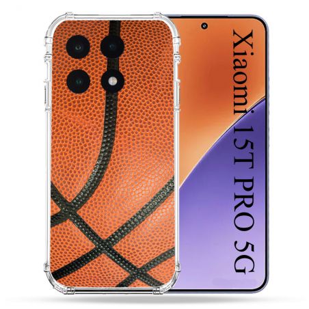 Coque Renforcée Pour Xiaomi 15T PRO Sport Ballon Basket