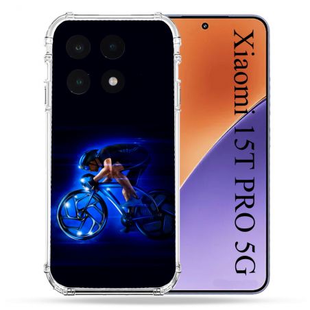 Coque Renforcée Pour Xiaomi 15T PRO Sport Cyclisme Bleu