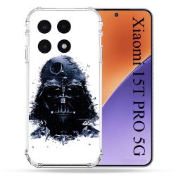 Coque Renforcée Pour Xiaomi 15T PRO Star Wars - Dark Vador Blanc
