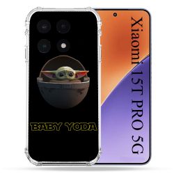Coque Renforcée Pour Xiaomi 15T PRO Star Wars - Yoda bebe noir