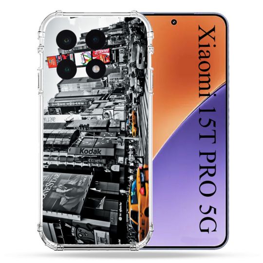Coque Renforcée Pour Xiaomi 15T PRO Voyage Amerique USA New York Taxi