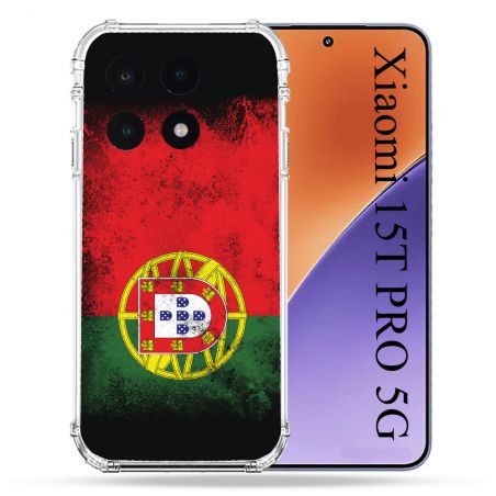 Coque Renforcée Pour Xiaomi 15T PRO Voyage Portugal Drapeau