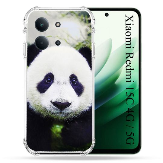 Coque Renforcée Pour Xiaomi Redmi 15C 4G / 5G Animal Panda Color