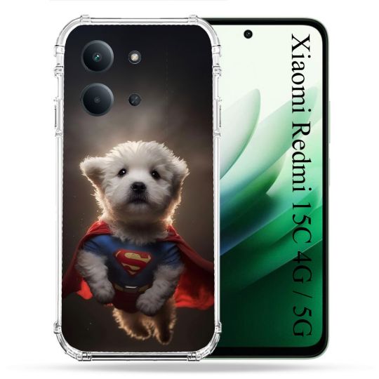 Coque Renforcée Pour Xiaomi Redmi 15C 4G / 5G Animal Super Chien