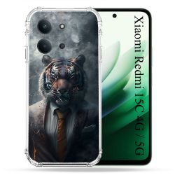 Coque Renforcée Pour Xiaomi Redmi 15C 4G / 5G Animal Tigre Business