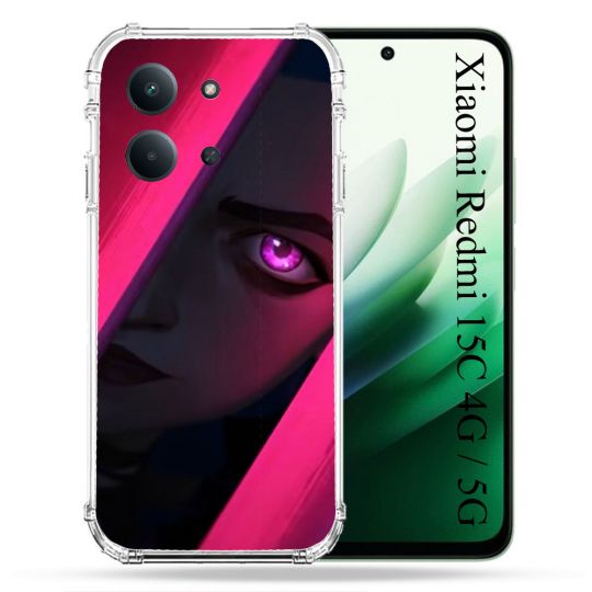 Coque Renforcée Pour Xiaomi Redmi 15C 4G / 5G Arcane Jinx Rose