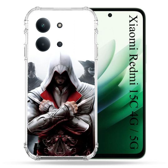 Coque Renforcée Pour Xiaomi Redmi 15C 4G / 5G Assassin Creed Mask