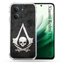 Coque Renforcée Pour Xiaomi Redmi 15C 4G / 5G Assassin Creed Tete Mort