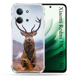 Coque Renforcée Pour Xiaomi Redmi 15C 4G / 5G Chasse Chevreuil Montagne
