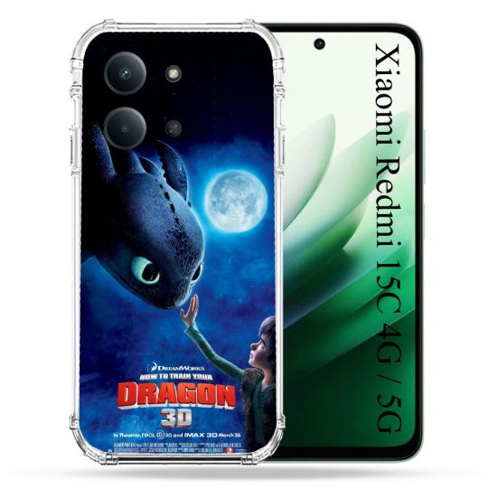 Coque Renforcée Pour Xiaomi Redmi 15C 4G / 5G Dragons Affiche