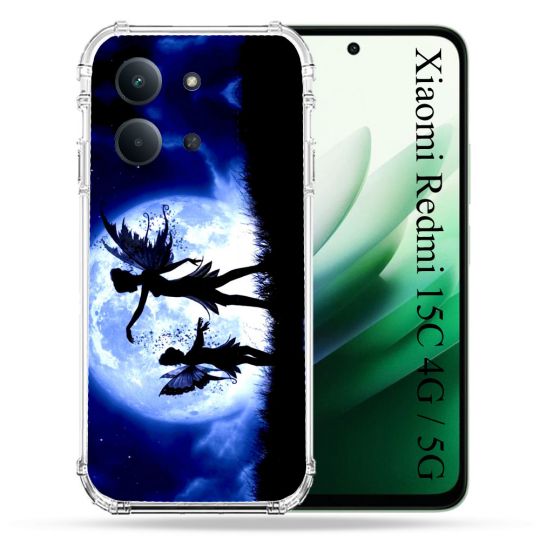 Coque Renforcée Pour Xiaomi Redmi 15C 4G / 5G Fantastique Fee Lune