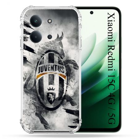 Coque Renforcée Pour Xiaomi Redmi 15C 4G / 5G Foot Juventus Turin
