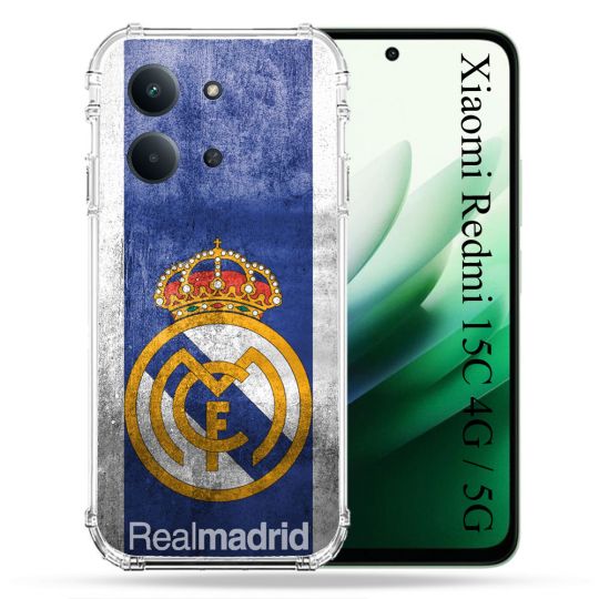 Coque Renforcée Pour Xiaomi Redmi 15C 4G / 5G Foot Real Madrid