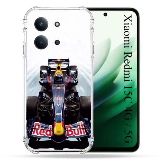 Coque Renforcée Pour Xiaomi Redmi 15C 4G / 5G Formule 1 F1 Red Bull