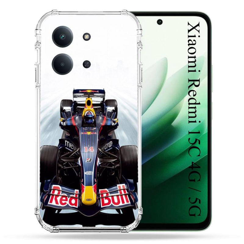 Coque Renforcée Pour Xiaomi Redmi 15C 4G / 5G Formule 1 F1 Red Bull