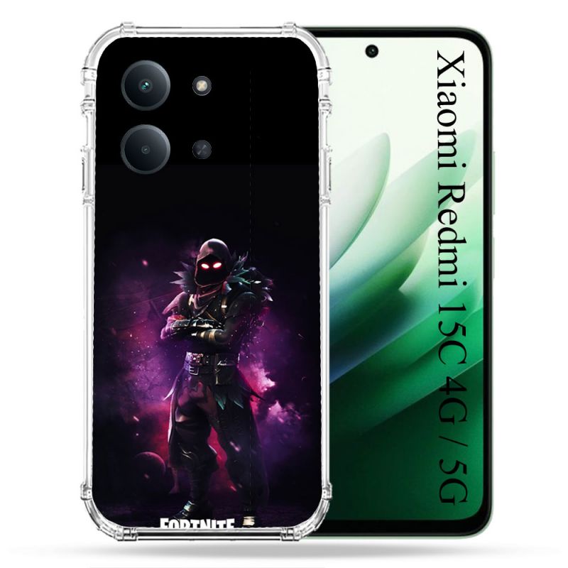 Coque Renforcée Pour Xiaomi Redmi 15C 4G / 5G Fortnite Raven