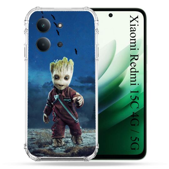 Coque Renforcée Pour Xiaomi Redmi 15C 4G / 5G Groot Bleu
