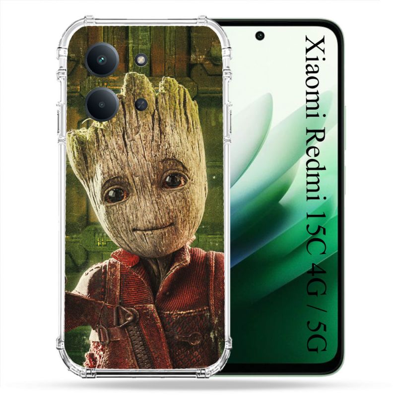 Coque Renforcée Pour Xiaomi Redmi 15C 4G / 5G Groot Vert